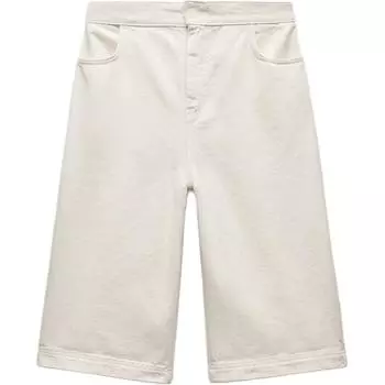 ZARA Женские джинсовые шорты ZW Series, желтые