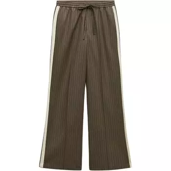 ZARA Женские повседневные брюки Trf, средне-зеленые