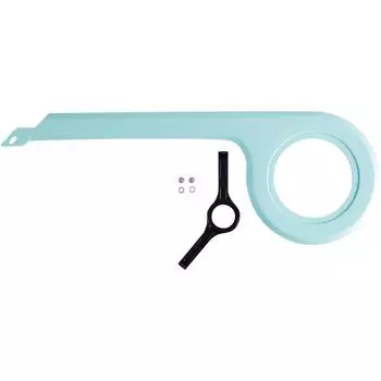 Защита цепи 28 дюймов Elops сине-зеленая, Светло-синий