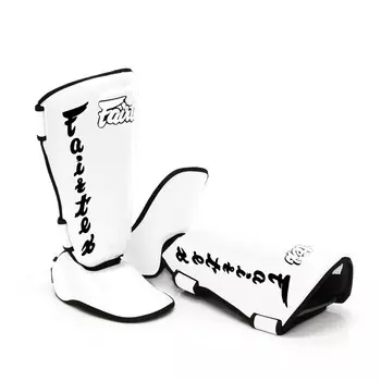 Защита голени Fairtex Detachable In-Step (A.K.A. "Twister"), размер S, белый