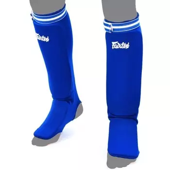 Защита голени Fairtex Elastic, синий
