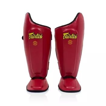 Защита голени Fairtex Ultimate, размер L, красный