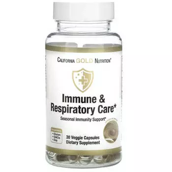 Защита иммунитета и органов дыхания California Gold Nutrition, 30 капсул