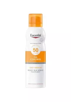 Защита от солнца EUCERIN SONNENPFLEGE OIL CONTROL DRY TOUCH SPRAY LSF50, цвет transparent