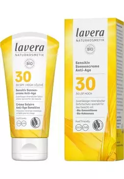 Защита от солнца LAVERA SONNENSCHUTZ SENSITIV SONNENCREME ANTI-AGE LSF 30, цвет white