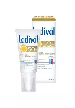 Защита от солнца SONNENSCHUTZ ANTI-AGE & ANTI PIGMENTFLECKEN CREME LSF 50+ Ladival