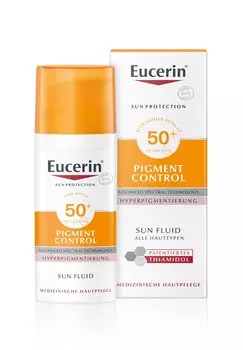 Защита от солнца SONNENSCHUTZ SUN PIGMENT CONTROL FLUID LSF 50+ Eucerin
