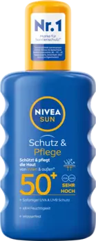 Защита от солнечных лучей и усилитель Уход SPF 50+ 200мл NIVEA