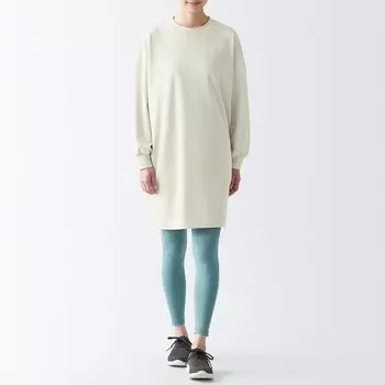 Защита от ультрафиолета, легкосохнущее спортивное платье MUJI, слоновая кость