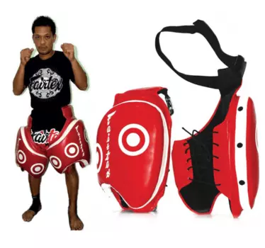 Защита тренера Fairtex TP3 для лоу-кик, красный