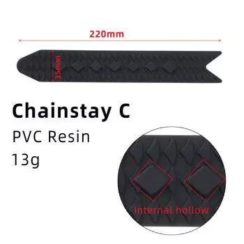 Защита велосипедной цепи KOCEVLO, защита рамы, силиконовый лист, горный велосипед, шоссейный велосипед, защитная пленка от зависания, нижняя вилка в стиле C LeBycle