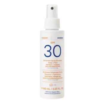 Защитная эмульсия для лица и тела spf30 Korres Yoghurt, 150 мл