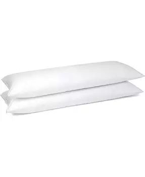 Защитная наволочка из полихлопка на молнии — количество ниток 200 — защищает от пыли, грязи и мусора — размер корпуса — 2 шт The Grand, белый