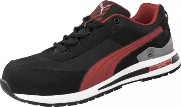 Защитная обувь PUMA "KICKFLIP 20Y LOW S3 HRO SRC", водоотталкивающая, устойчивая к проколам и нескользящая Puma Safety, красный