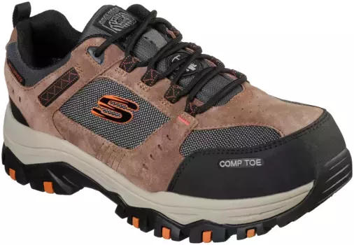 Защитная обувь Skechers "GREETAH", SB WR SRA, водонепроницаемая, со стелькой из пены с эффектом памяти, коричневый