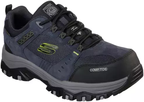Защитная обувь Skechers "GREETAH", SB WR SRA, водонепроницаемая, со стелькой из пены с эффектом памяти, синий