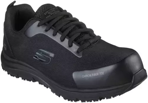 Защитная обувь Skechers "ULMUS", S3 + ESD, устойчивая к проколам, удобная и электрорассеивающая, черный