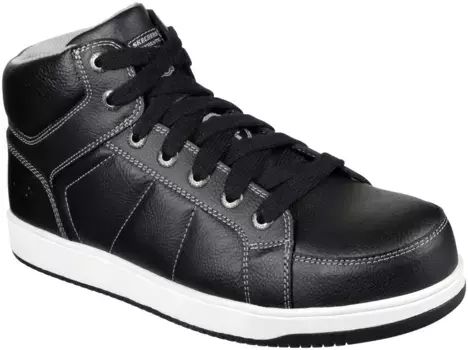 Защитная обувь Skechers "WATAB - STIRLING", SB SRC, из натуральной кожи, со стелькой из пены с эффектом памяти с воздушным охлаждением, черный