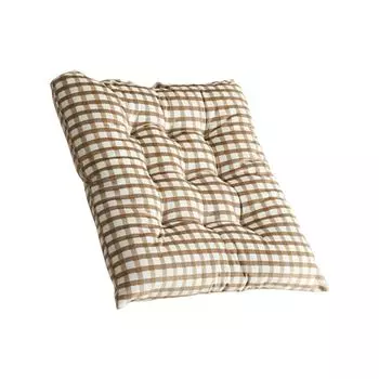 Защитная подушка сиденья, моющаяся квадратная форма, сетчатый дизайн, подушка для стула, украшение для дома-F, размеры: 40x40 см Stuttg, мультиколор