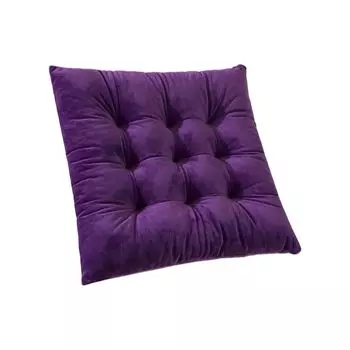 Защитная подушка сиденья, моющаяся квадратная форма, сетчатый дизайн, подушка для стула, украшение для дома, размеры S 40x40 см Stuttg, мультиколор