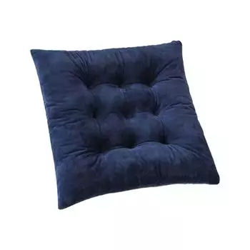 Защитная подушка сиденья, моющаяся квадратная форма, сетчатый дизайн, подушка для стула, украшение для дома-P, размеры: 40x40 см Stuttg, мультиколор