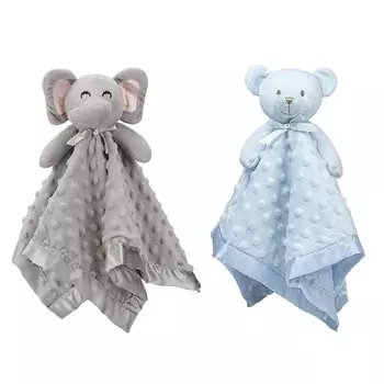 Защитное одеяло Pro Goleem со слоном и медведем, 16 дюймов