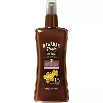 Защитное сухое масло-спрей Spf15 Medium 200 мл Hawaiian Tropic