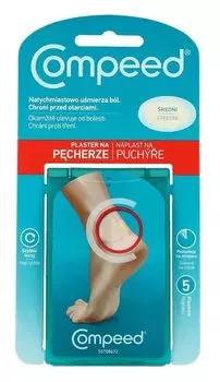 Защитные пластыри от волдырей Compeed Pcherze rednie, 5 шт