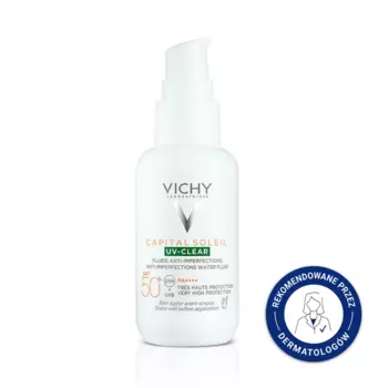 Защитный флюид spf50+, 40 мл Vichy Capital soleil uv-clear