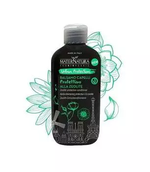 Защитный кондиционер для волос против загрязнений, цеолит, 250 мл, производитель MaterNatura