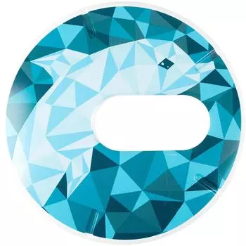 Защитный кожух велосипеда 20 дюймов оригинальный 120 синий BTWIN, синий