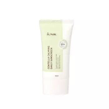 Защитный крем для лица с солнцезащитным фильтром spf50 Iunik Centella, 60 мл