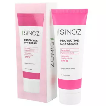 Защитный крем для лица spf15, 50 мл Sinoz Protective day cream