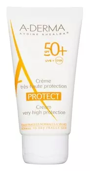 Защитный крем для нормальной и сухой кожи SPF 50+ A-Derma Protect