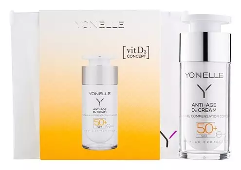 Защитный крем от морщин SPF 50+ Yonelle Anti - Age D3