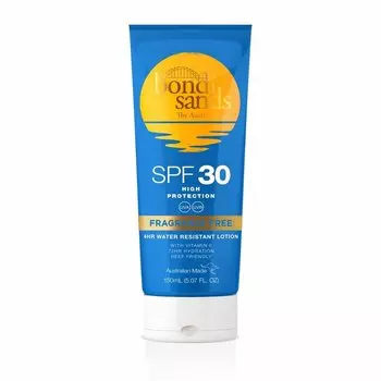 Защитный лосьон для тела SPF30+ body sunscreen lotion fragrance free spf 30+ Bondi Sands, 150 мл