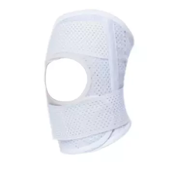 Защитный рукав Xianluozi для коленного сустава, защитная модель размера L (белая пара) [фиксированный ремень + пружинная опора]