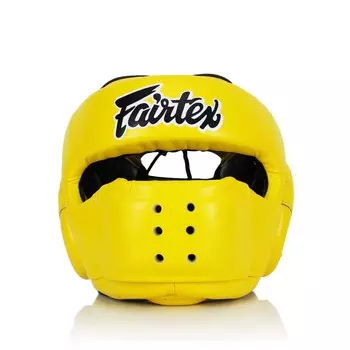 Защитный шлем Fairtex Full Face, размер M, желтый