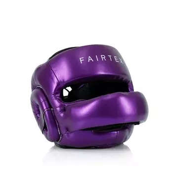 Защитный шлем Fairtex Pro Sparring, размер S, фиолетовый металлик