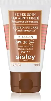 Защитный тонизирующий крем для лица spf 30 Sisley Super Soin Solaire Teint, 2 Golden 40 ml