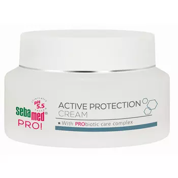 Защитный увлажняющий крем для лица с пробиотиками pro active protection cream Sebamed, 50 мл