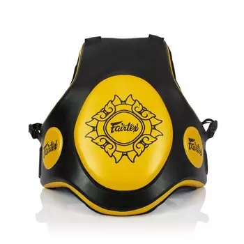 Защитный жилет Fairtex Trainer, черный/золотисто-желтый
