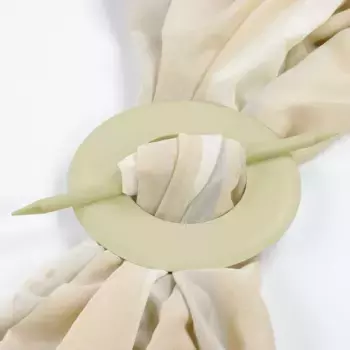 Застежка Liedeco, (1 шт.), деревянная 10,5 см, бежевый