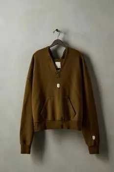 Застиранная толстовка x sr_a ZARA, хаки