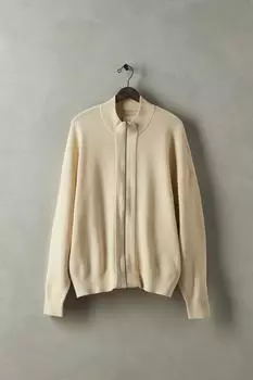 Застиранный вязаный жакет x sr_a ZARA, кремовый