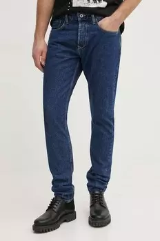 ЗАТЕЛЕННЫЕ ДЖИНСЫ Pepe Jeans, темно-синий