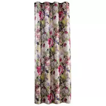 Затемняющая панель, раздвижная штора »Milano«, бархатная непрозрачная панель, карниз на тележке, серый, ВxШ 245x60 см, 203571 Stuttg, красный