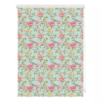 Затемняющие рулонные шторы Lichtblick Birds, 45x150x6 см цвет grn/pink