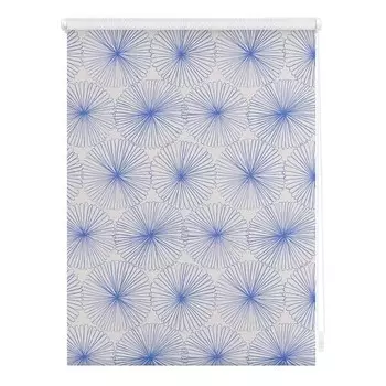 Затемняющие рулонные шторы Lichtblick Flower Wheel, 120x150x6 см, синий