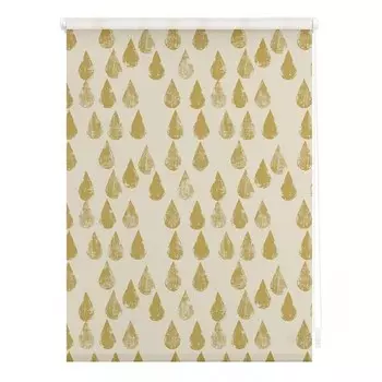 Затемняющие рулонные шторы Lichtblick Golden Drops, 45x150x6 см, золотой